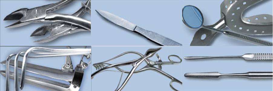 Хирургические инструменты, изготовленные на титано-танталовой основе