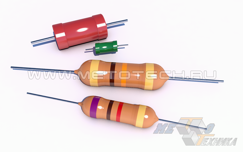 Резисторы различных номиналов и мощности